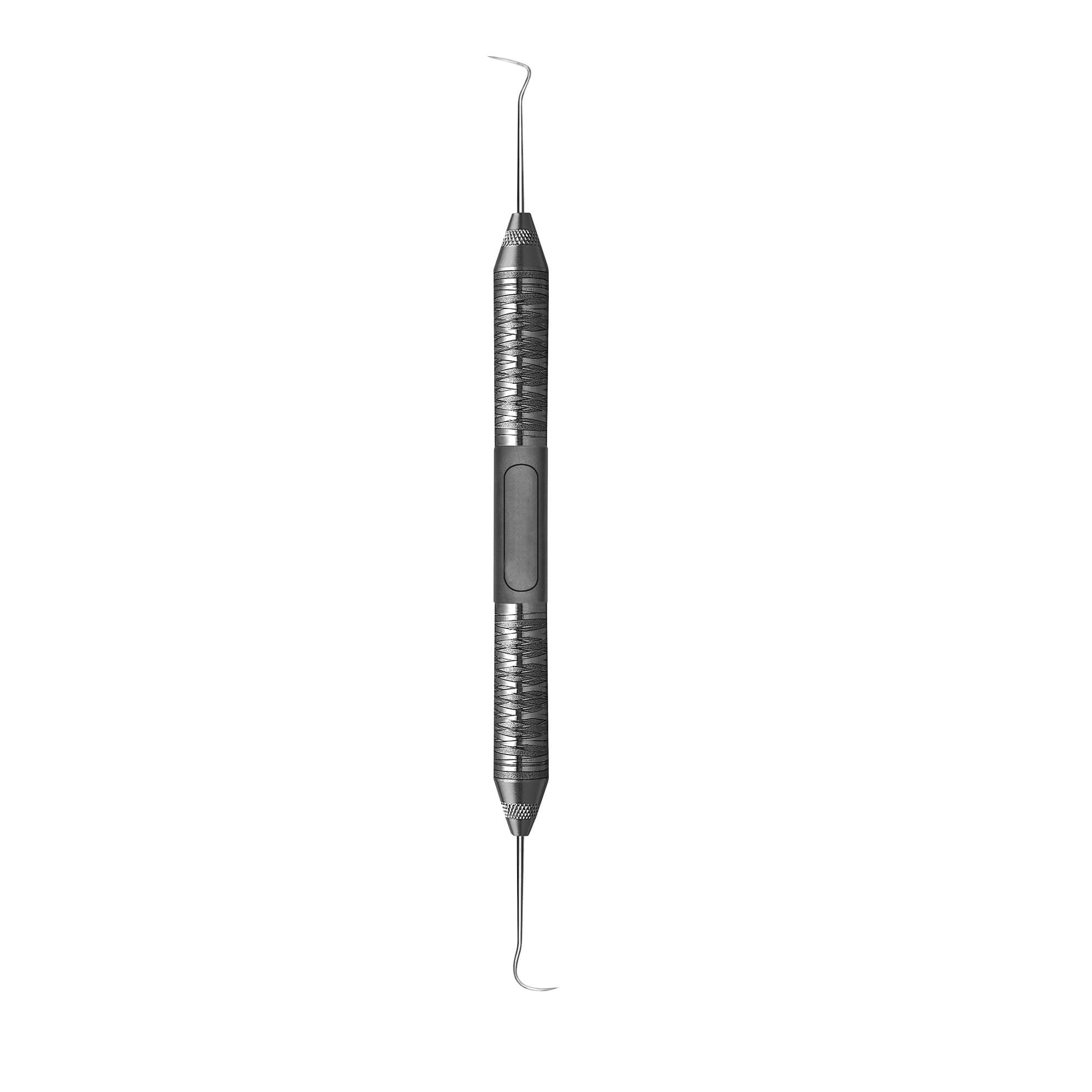 #2A Pigtail Explorer with #6 Satin Steel Handle