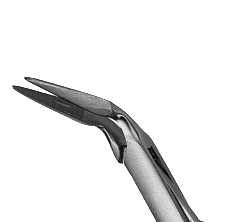 45° STEIGLITZ POST AND POINT REMOVAL FORCEPS