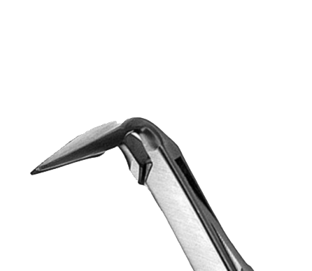 90° STEIGLITZ POST AND POINT REMOVAL FORCEPS
