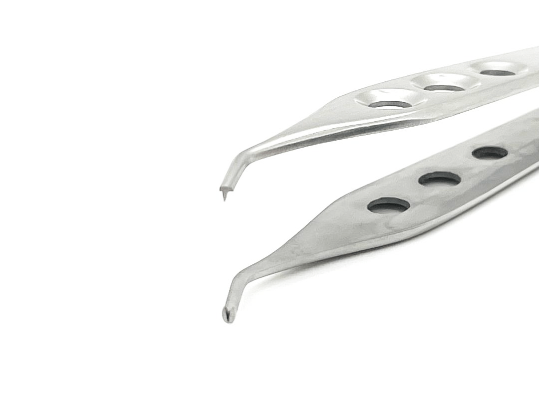 Adson Tissue Forcep Curved 15cm (1×2 teeth)