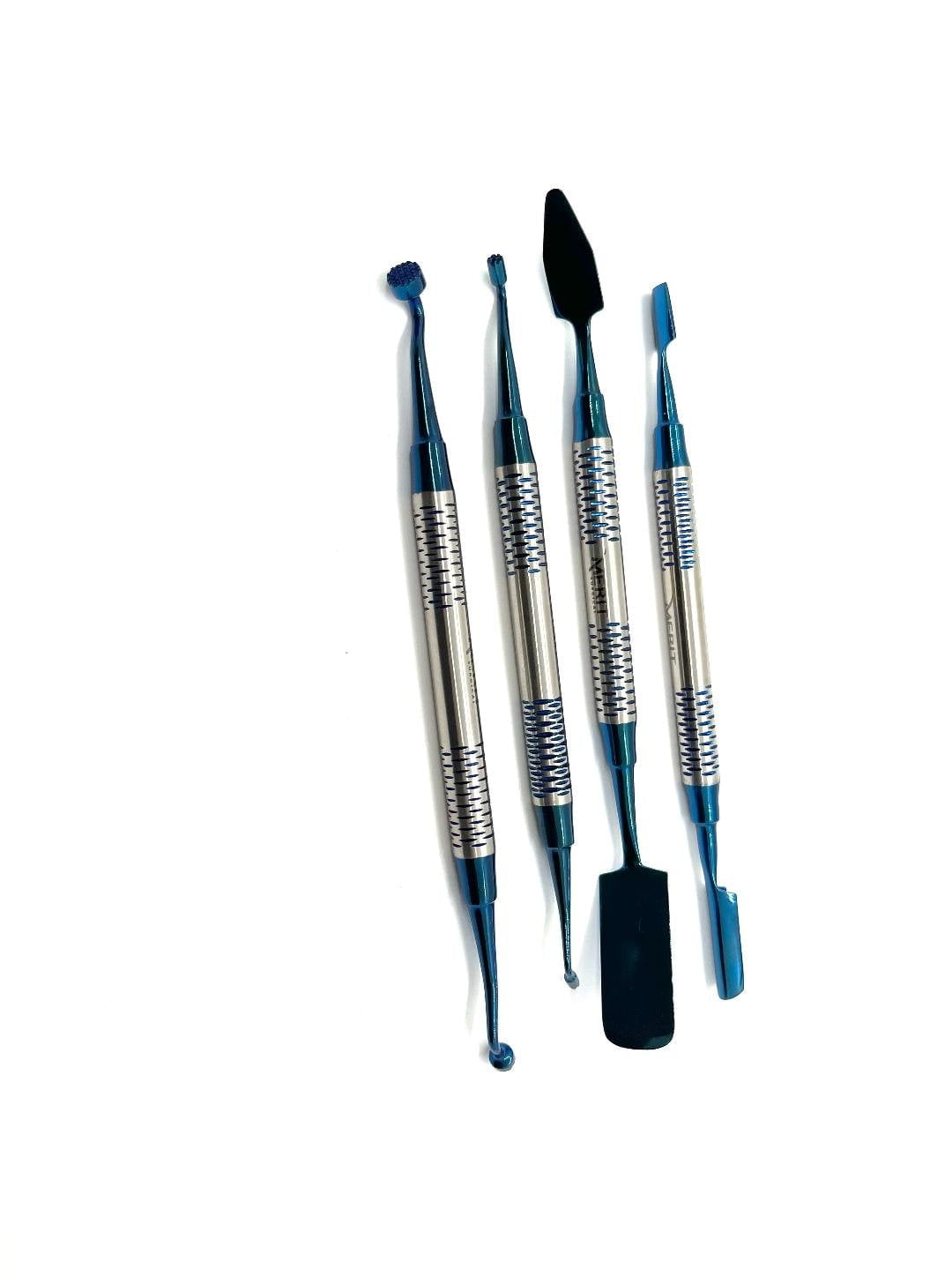 Bone Graft Plugger/Packer Set of 4 with Cassette