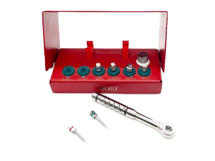 Dental Prosthetic Kit 4mm Square Engagement, Hex Driver