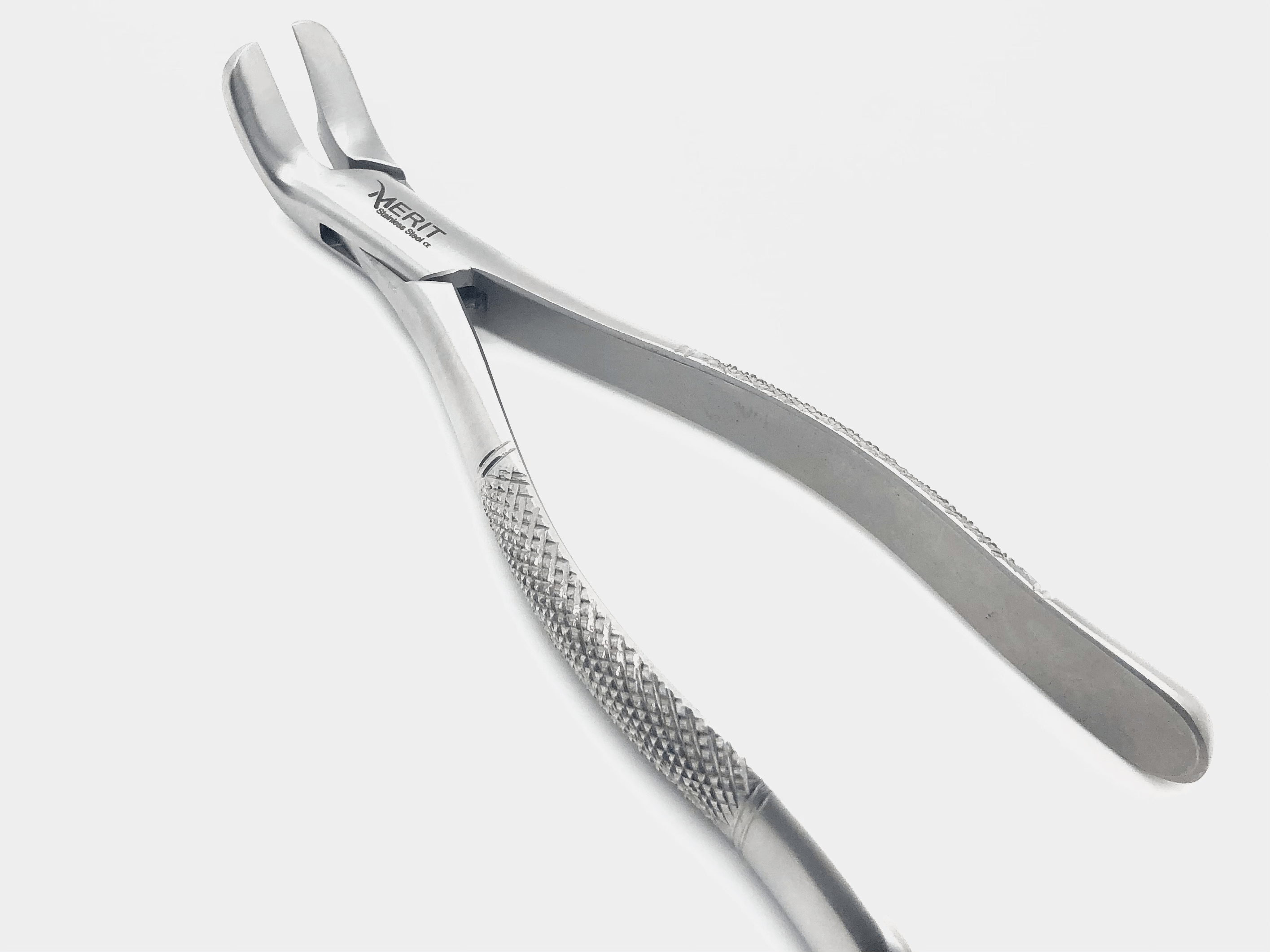EXTRACTION FORCEPS AMERICAN #6 LOWER SPLIT DULL MATTE SILVER