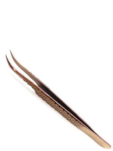 Eyelash Extension Tweezer Strong Curved