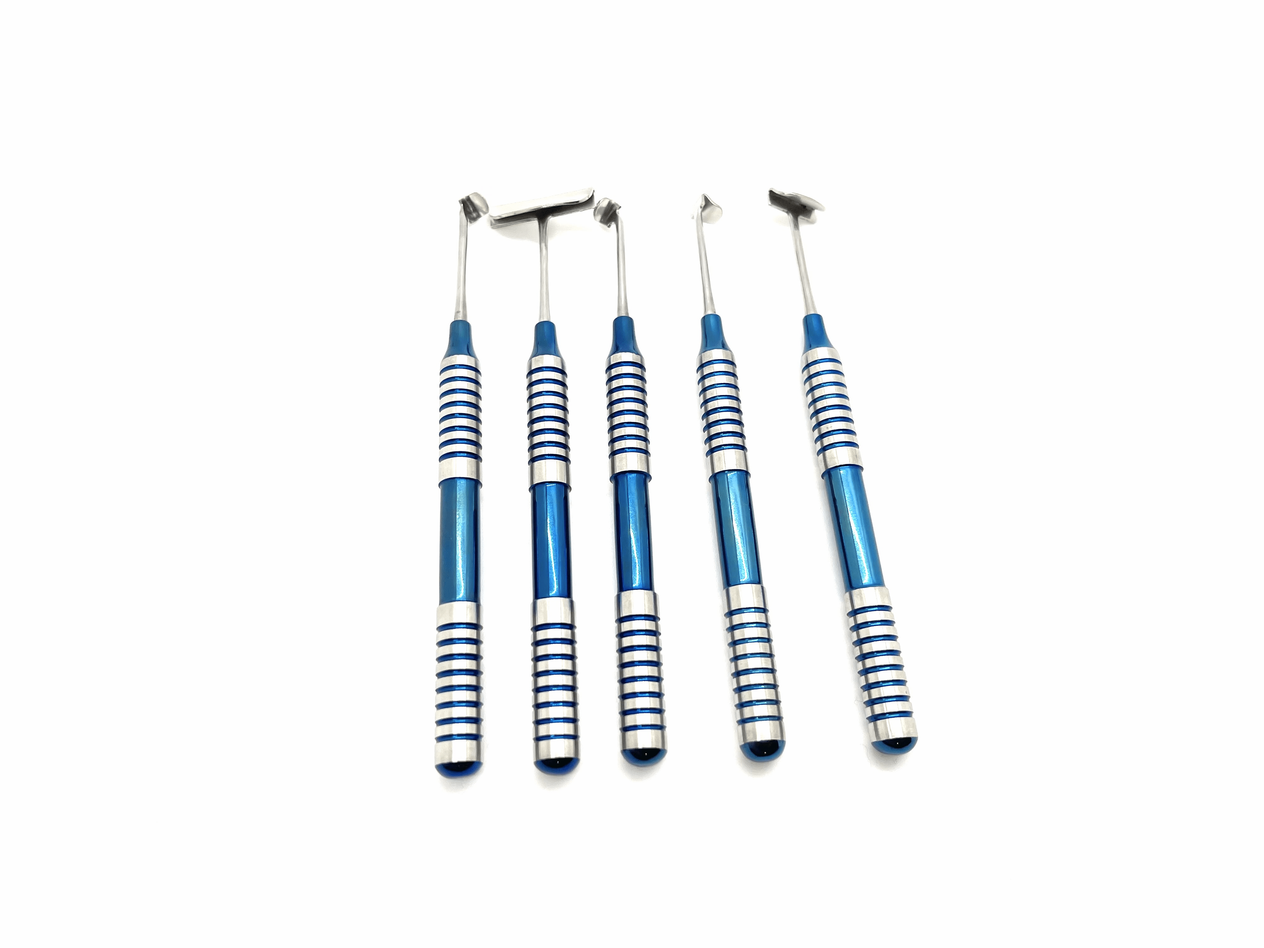 5 Pcs Set Soft Brushing Kit Dental Instruments Implant Lingual Flaps Surgery with Cassette
