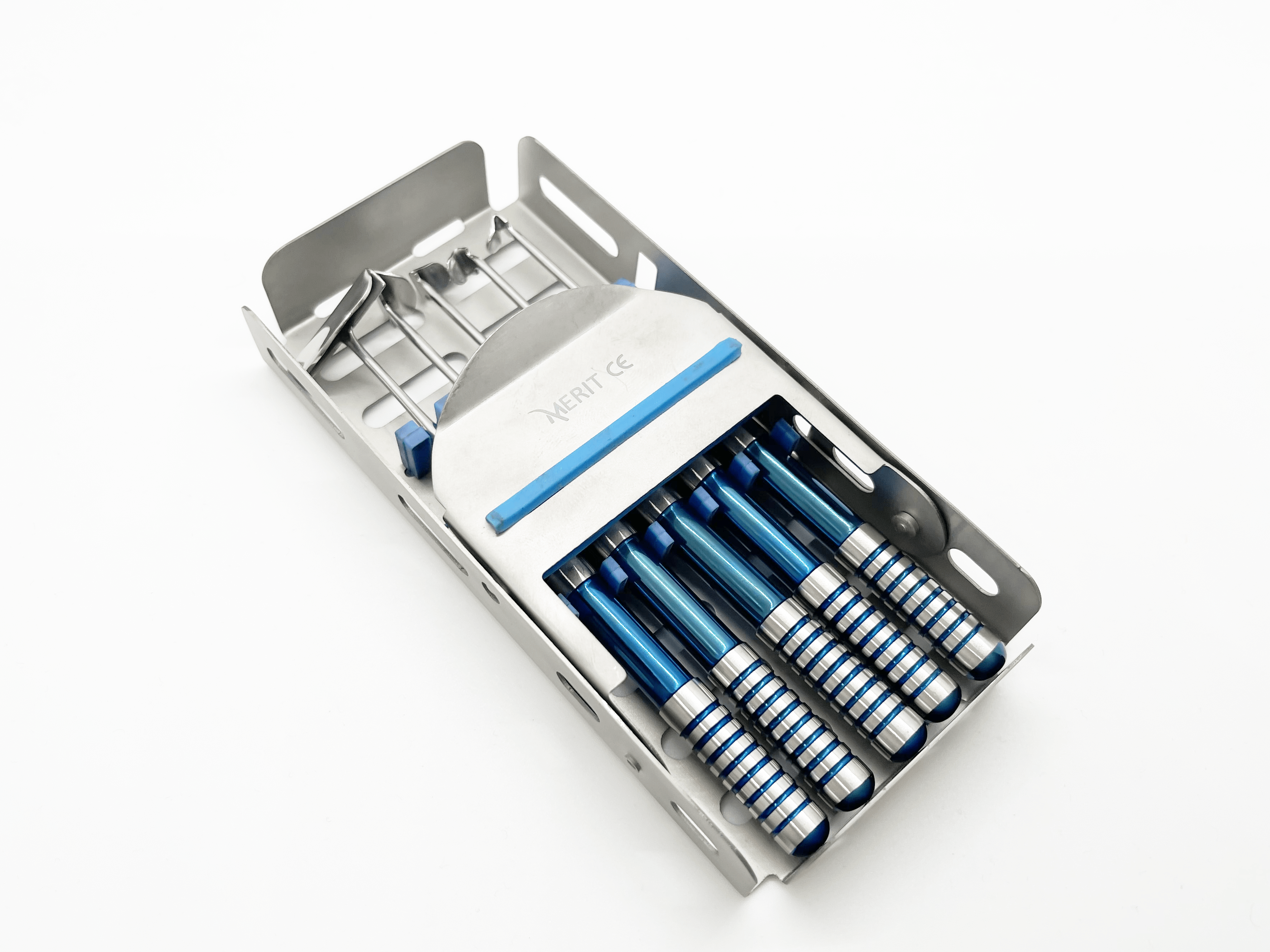 5 Pcs Set Soft Brushing Kit Dental Instruments Implant Lingual Flaps Surgery with Cassette - Image 3
