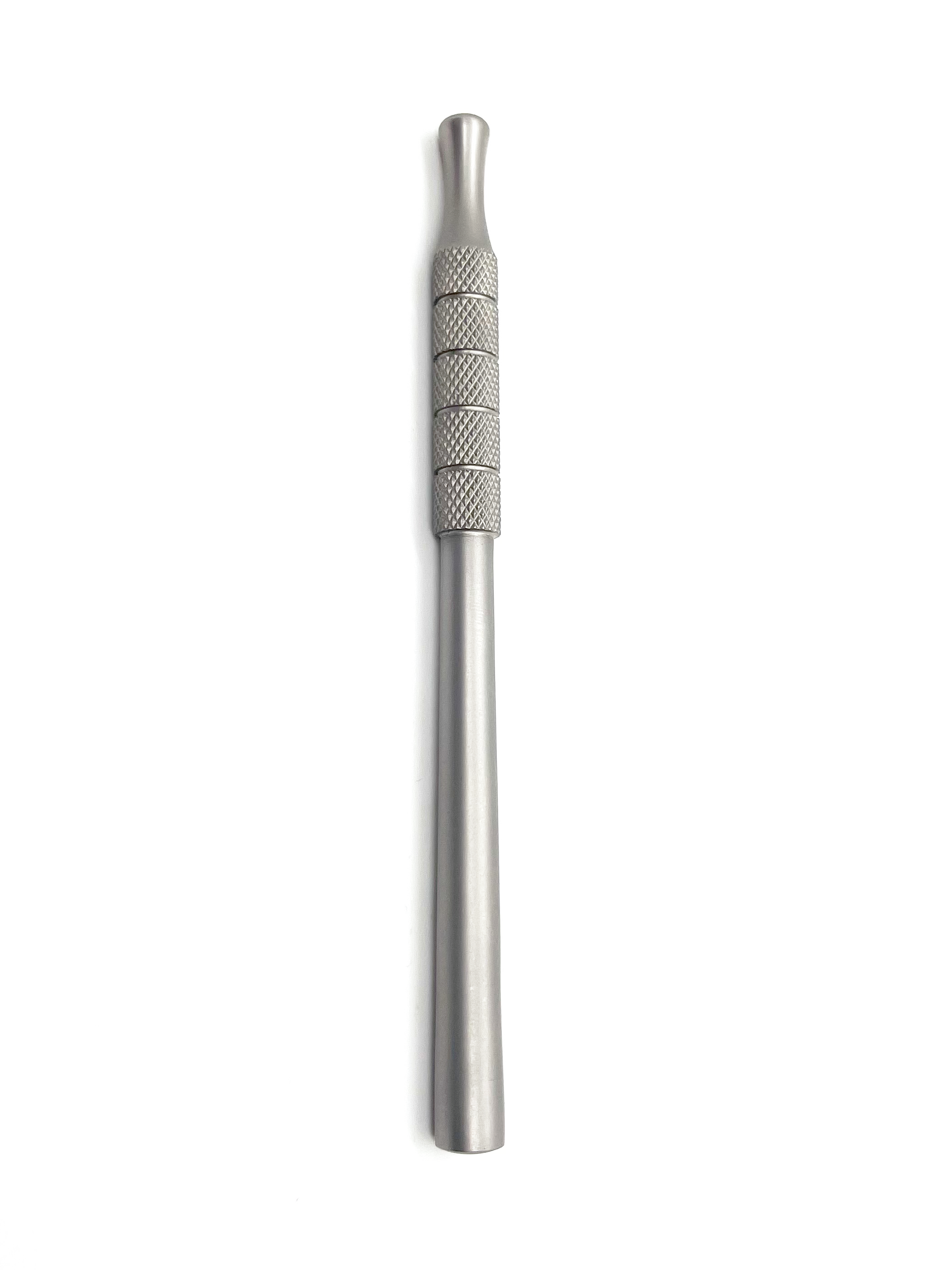 Mirror #5 with Handle Round Dull Matte Finish 17.3cm
