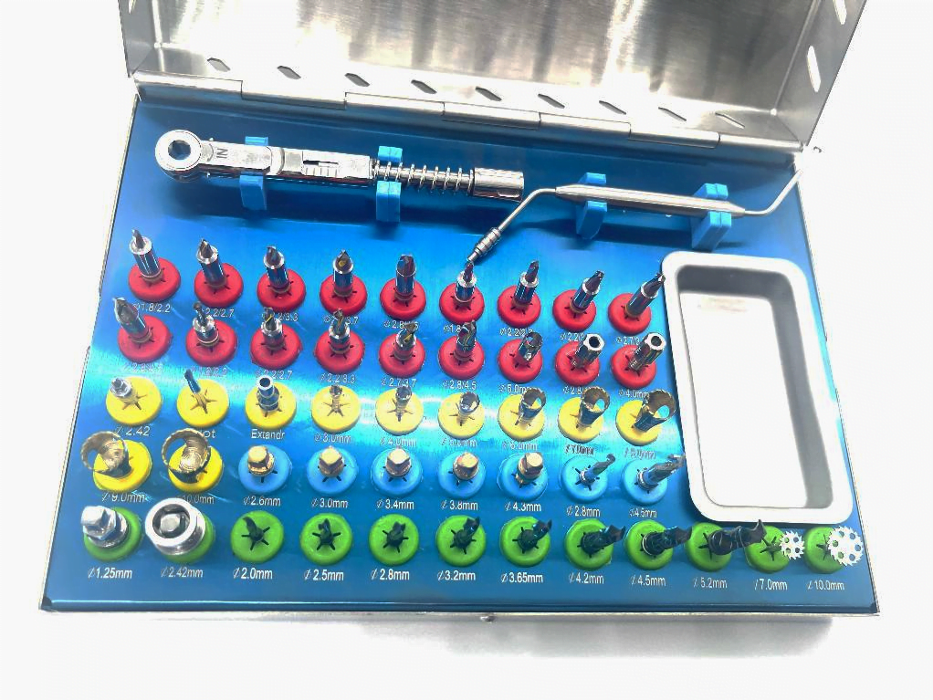 Universal Dental Implant Kit 50pcs (Torque Wrench and Depth Gauge)