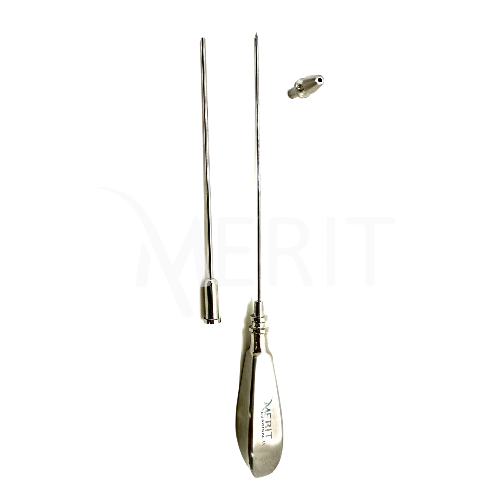 Lichtwitz sinus antrum trocar and wash tube curved, with cannula , 2.0mm, 16cm