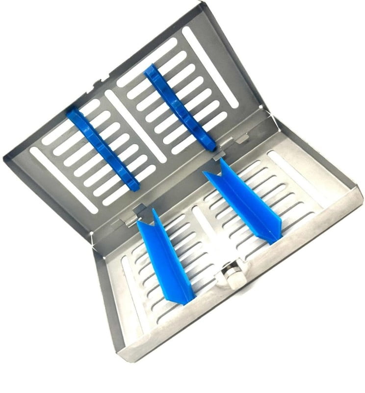 Dental Sterilization Cassette holds 4 Elevators