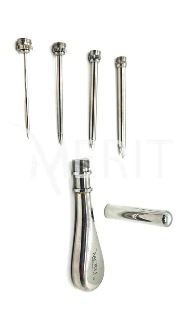 Universal Abdominal Trocar Set with 4 Tips (included) 1
