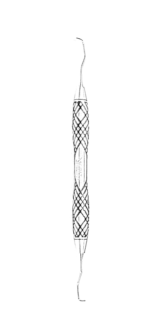 Gracey Scaler/Curette #1/2 – ComfortWeave Ergonomic Handle